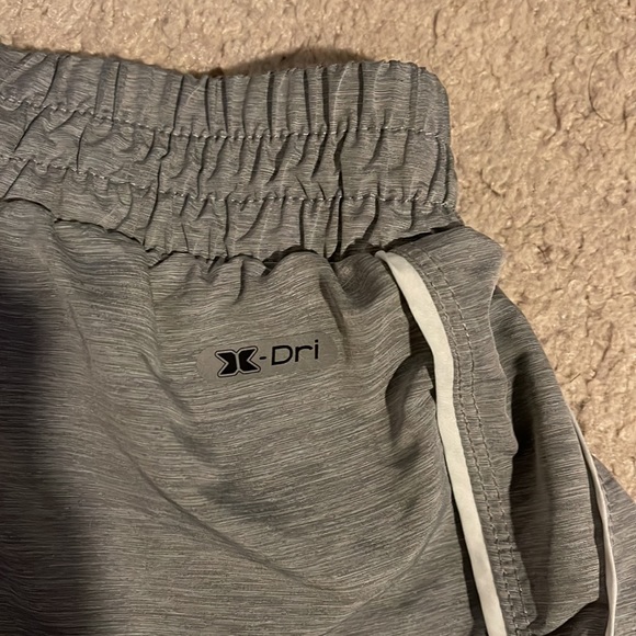 RBX Dri Grey and White Performance Shorts - Picture 8 of 8